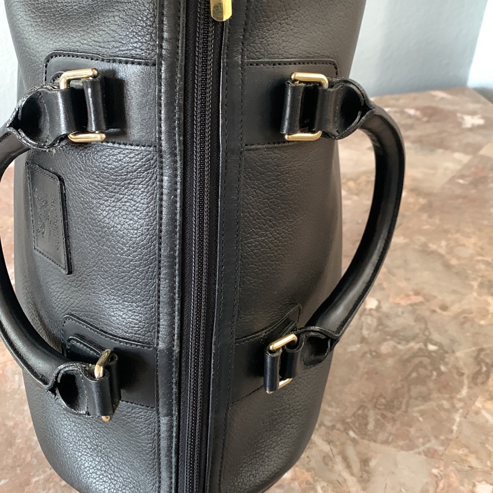 ❤️❤️sOLD❤️❤️Burberrys vintage Boston leather bag - Picture 9 of 14